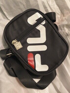 FILA Small Crossbody Organizer Bag in Black